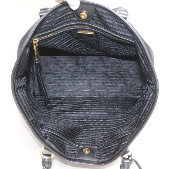 Prada Tessuto Nylon Tote Bag Black 1 Bg158 - Picture 3 of 5